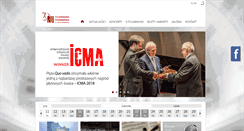 Desktop Screenshot of filharmoniapoznanska.pl
